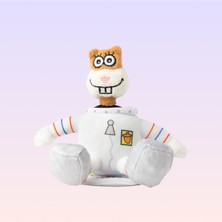 Nickelodeon Sünger Bob Kare Pantolon Sandy Omuz Peluşu 14 cm