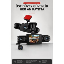 Erdmsp 4 Kameralı 360° Araç Güvenlik Sistemi  Ön, Arka ,iç ve Yan Görüşlü Full Çevre Görüş Kamera Sistemi