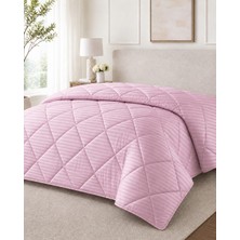 Bella Home Tek Kişilik 155X215 cm Silindir Mikro Jakarlı Silikon Yorgan | Nefes Alan, Yumuşak ve Konforlu Dolgu