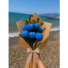 Trend Buket Şakayık Buketi/el Yapımı/şönil