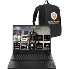 Hp Hyperx Omen 15 Core I7 14650HX RTX5060 8gb 8gb Ram 4tb SSD 15.3" Fhd+ 165Hz WIN11 Pro D2RC3EAPN405 Gaming Laptop + Per4 Çanta