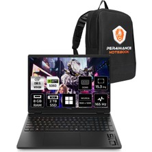 Hp Hyperx Omen 15 Core I5 14500HX RTX5060 8gb 8gb Ram 1tb SSD 15.3" Fhd+ 165Hz WIN11 Pro D2TT0EAPN403 Gaming Laptop + Per4 Çanta