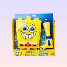 Nickelodeon Sünger Bob Kare Pantolon Sırt Çantalı Su Tabancası