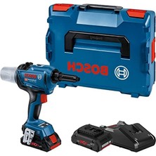 Esranın Dünyası 18 V Sistem Akülü Perçin Tabancası Grg 18V-16 C (Çekme Kuvveti Maks. 16.000 N, Strok Uzunluğu 25 Mm, 2 x PROCORE18 V 4.0 Ah Akü Dahil, Hızlı Şarj Cihazı Gal 18V-40, L-Boxx)