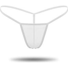 Evrenial 3'lü Renkli Transparan Tül String Tanga