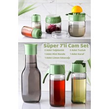 Empressco Homenıva Yeşil Rainbow 7 Parça Mutfak Seti – Karaf Sürahi Yağlık Rende Limon Sıkacağı Tuzluk - Fiyatı, Yorumları