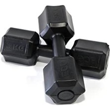 Esranın Dünyası Spor 2  x 2 Adet 4  Dambıl Seti 4  Dumbell Set (Siyah)