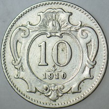 Banknoting Avusturya-Macaristan 10 Heller 1910.