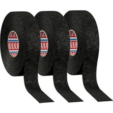 Esranın Dünyası Tesa 51608, 25 M x 19 mm Yapışkan Kablo Bezi Bandı Orijinal Isoband 3 Parça Paket