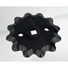 Belirtilmemiş Papatya 12 Kanat Yem Karma Makinası Bıçağı 93MM ÇAP-M12