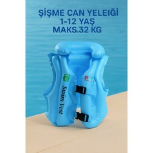 3-11 Yaş Arası 32KG Kapasiteli Üstkalite Şişme Can Yeleği Yaz Deniz Sahil Çocuk Bebek