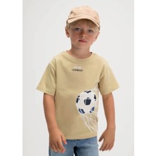 Mayoral Scorer Tshirt 5-10 Yaş Kahverengi