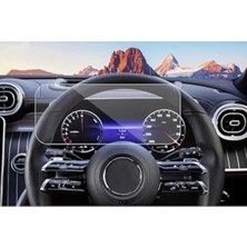 Esranın Dünyası Mercedes C Serisi ile Uyumlu C200 / C180 / Cle/glc / W206 2022-2026 Model 12.3 Inç Direksiyon Arkası Gösterge 9h Nano Ekran Koruyucu