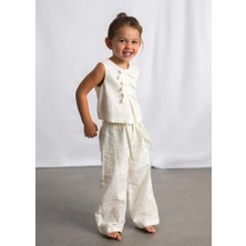 Mayoral Fistolu Pantolon 5-10 Yaş Ekru