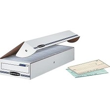 Trendy Pazars Box 12 Pack Stor/fıle Check Storage Boxes, Standard Setup, Attached Flip Top Lid, 4 x 9 x 24 Inches