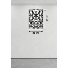 Mey Ithalat® Selçuklu Yıldızı Temalı Ahşap Duvar Tablosu - 25X35 cm Lazer Kesim Dekoratif Pano