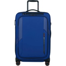 Samsonite Glazed - Spinner Mavi 67/24 Körüklü Orta Boy Valiz