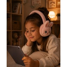 Epilons Peluş Bluetooth Kulaküstü Kulaklık Şarjlı Mikrofonlu Tf Kart Destekli