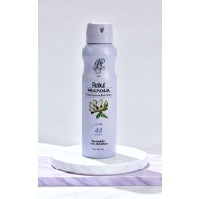 Rebul Magnolia Kadın Sprey Deodorant 150 ml - 48 Saat Etkili, Alkolsüz, Iz Bırakmaz