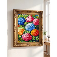 Liva Craft Elmas Mozaik Tablo, 30X40CM Ortanca Boncuk Yapıştırma Kiti