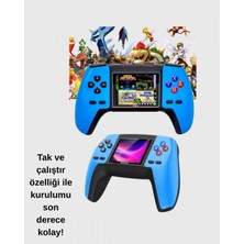 Marsilyan Nostaljik Mini Gamepad | 520 Hazır Oyun, Tak ve Oyna