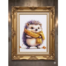 Liva Craft Elmas Mozaik Tablo, 30X40CM Atkılı Kirpi Boncuk Yapıştırma Kiti