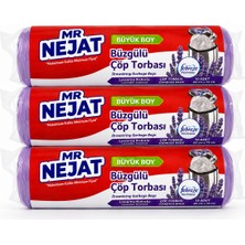 30 Adet 65*70 Lavanta Kokulu Büzgülü Büyük Boy Çöp Torbası 3*10