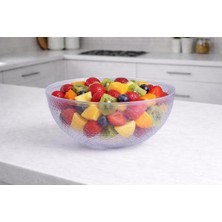 Empressco Alika Tekstil ve Ev Gereçleri 4 Litre Şeffaf Sunum Kasesi – Bpa’sız, Çok Amaçlı, Estetik Desenli Büyük Kase 24,9X12,4 cm - Fiyatı, Yorumları