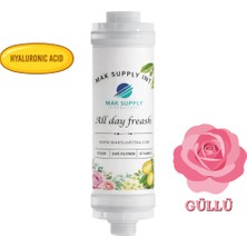 Mak Supply Duş Filtresi (Hyaluronik Asit) Gül Parfümlü
