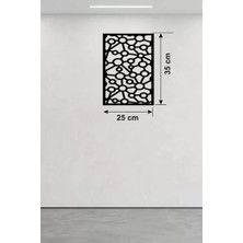 Mey Ithalat® Modern Bağlantı Temalı Ahşap Duvar Tablosu - 25X35 cm Lazer Kesim Soyut Pano