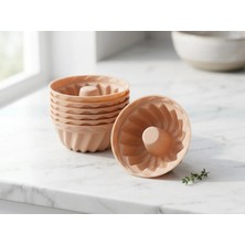Plastora Home 6 Adet Silikon Muffin Mini Kek Kalıbı Renkli