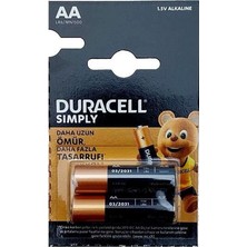 Duracell Simply Aa 2'li Kartela