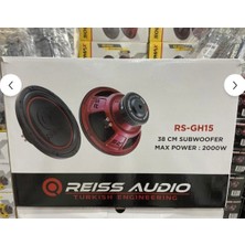 Foxus Reıss Audıo RS-GH15 38 cm Bas Rms 2000 Wat 500W Rms Adet Fiyatıdı