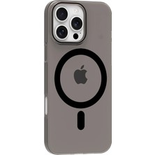 ENCO Mey Ithalat®   iPhone 16 Pro Max Pc Blank Magsafe Kapak - Siyah