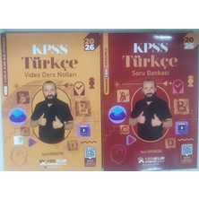 Eser Yediiklim Yayınları 2026 Kpss Atölye Serisi Genel Yetenek Türkçe Video Ders Notları+Soru  Bankası