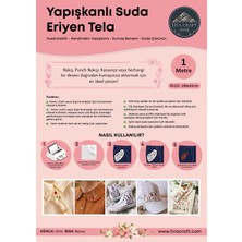 Liva Craft Yapışkanlı Suda Eriyen Tela -1 Metre (100X40CM)