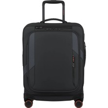 Samsonite Glazed - Spinner Siyah 55/20 Körüklü Kabin Boy Valiz