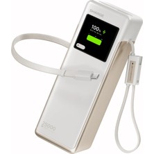Sharge Hypertower 170W 25000 Mah Dahili Kablolu Akıllı Ekranlı Powerbank Taşınabilir Hızlı Şarj Cihazı