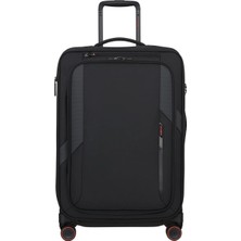 Samsonite Glazed - Spinner Siyah 67/24 Körüklü Orta Boy Valiz