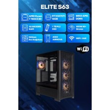 Game Garaj Elite S63 Amd R7 7800X3D 32GB Ram 1tb SSD RTX5070TI 360MM Sıvı Soğt Freedos Oyuncu Oem Paket