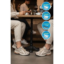 Walkway 1505 Ruth Hafızalı Taban Hafif Esnek Bej Unisex Spor Ayakkabı