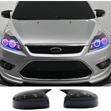 Ekolmaks Ford Focus 2 Fl Batman Yarasa Ayna Kapağı Piano Black / 2008-2011
