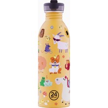 24 Bottles Kids Bottle Farm Friends Paslanmaz Çelik Çocuk Su Matarası 500 ml