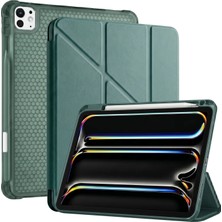 Ps iPad Pro 13 Inç (M5)/(M4) Tri Folding Standlı Kılıf - Haki