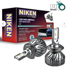 Foxus Niken Pro Seri Slim LED Xenon Far Ampulü H4 12V 6000K 8000LM