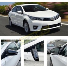 Ekolmaks Toyota Corolla Batman Yarasa Ayna Kapağı Piano Black / 2013-2018