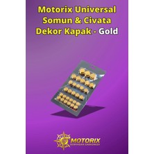 Universal Somun & Civata Dekor Kapak - Gold