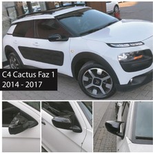 Ekolmaks Citroen Cactus Batman Yarasa Ayna Kapağı Piano Black / 2014 - 2017