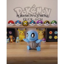 3DcraftTR 3D Crafttr Squirtle Figür Pokemon Oyuncak Dekoratif Biblo 8 cm