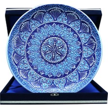 E38 El Işçiliği Çini  Tabak - 30 cm - 6526